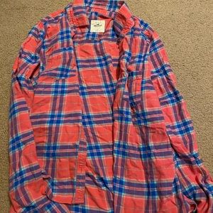 Pink plaid shirt